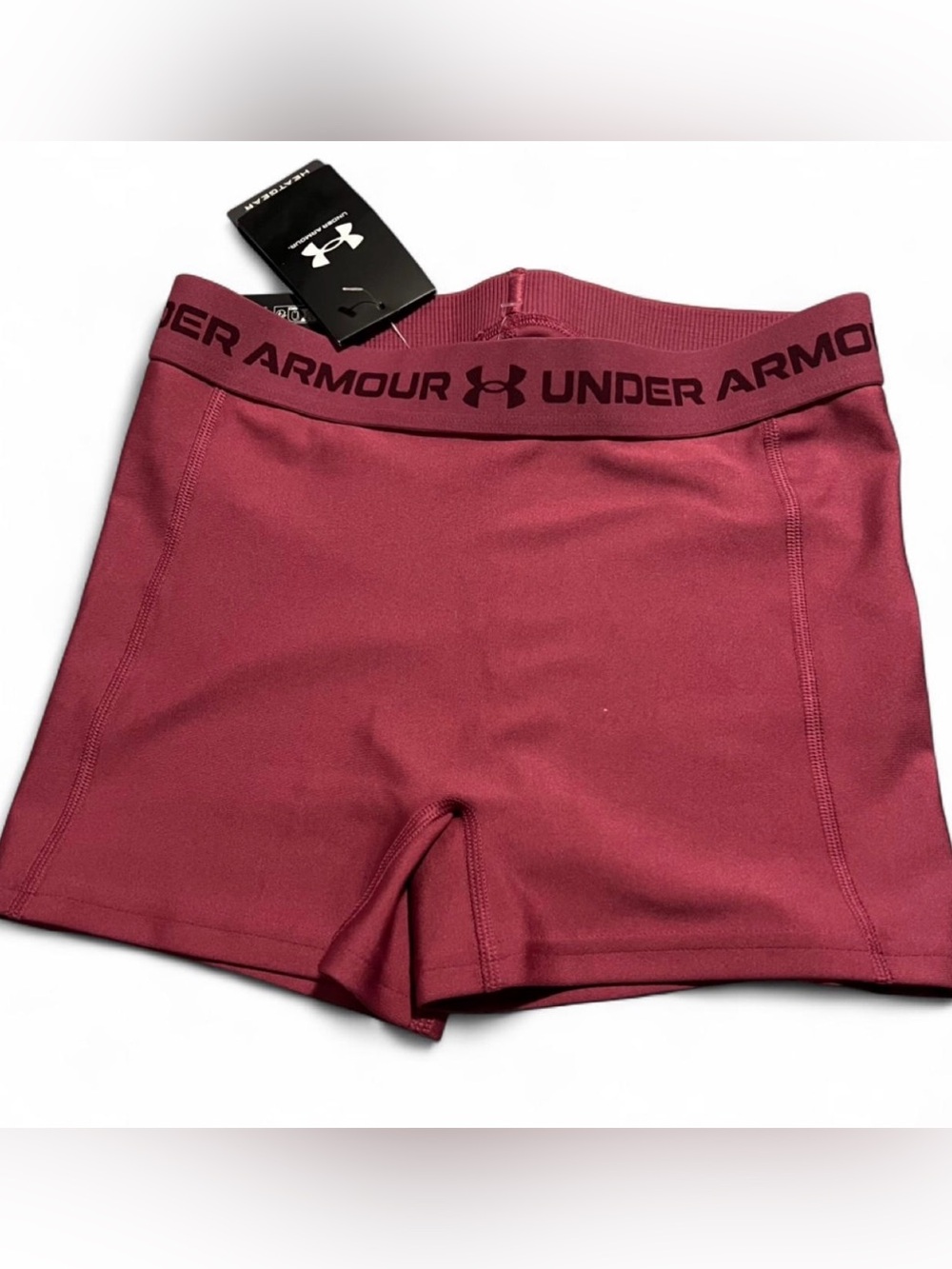 Under Armour Fuschia Women's HeatGear Shorty Shorts Size Small